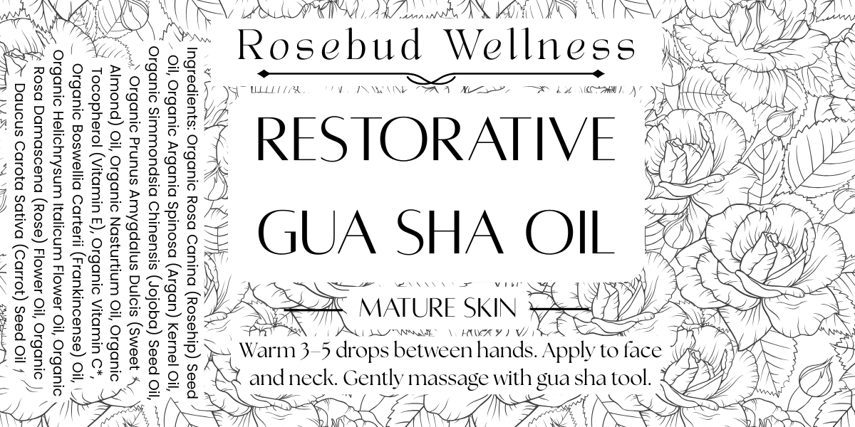 Restorative Gua Sha Oil -Mature Skin-